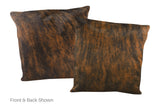 Medium Brindle Cowhide Pillow 20x20 #A50380 by Hudson Hides