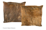 Medium Brindle Cowhide Pillow 20x20 #A50382 by Hudson Hides