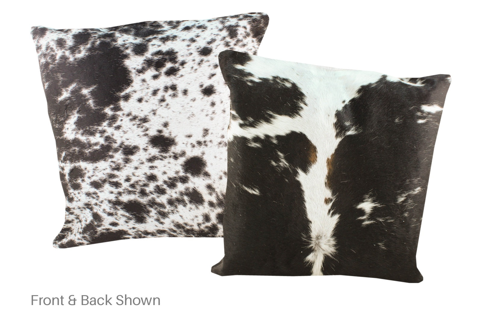 Black and White Cowhide Pillow #A50386