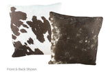 Black and White Cowhide Pillow 20x20 #A50391 by Hudson Hides