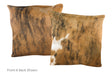 Tricolor Cowhide Pillow 20x20 #A50392 by Hudson Hides