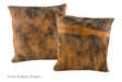 Medium Brindle Cowhide Pillow 20x20 #A50395 by Hudson Hides