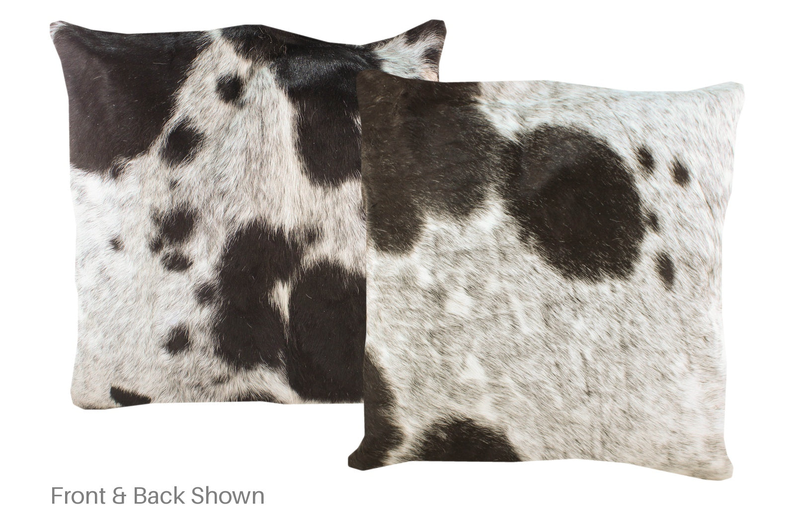 Black and White Cowhide Pillow #A50401