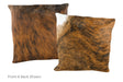 Medium Brindle Cowhide Pillow 20x20 #A50403 by Hudson Hides