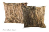 Medium Brindle Cowhide Pillow 20x20 #A50410 by Hudson Hides
