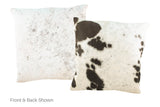 Black and White Cowhide Pillow 20x20 #A50411 by Hudson Hides