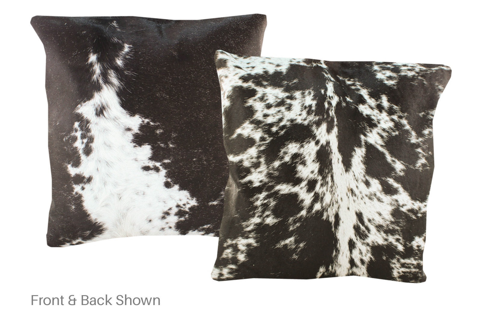 Black and White Cowhide Pillow #A50419
