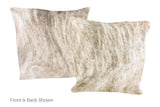 Light Brindle Cowhide Pillow 20x20 #A50422 by Hudson Hides