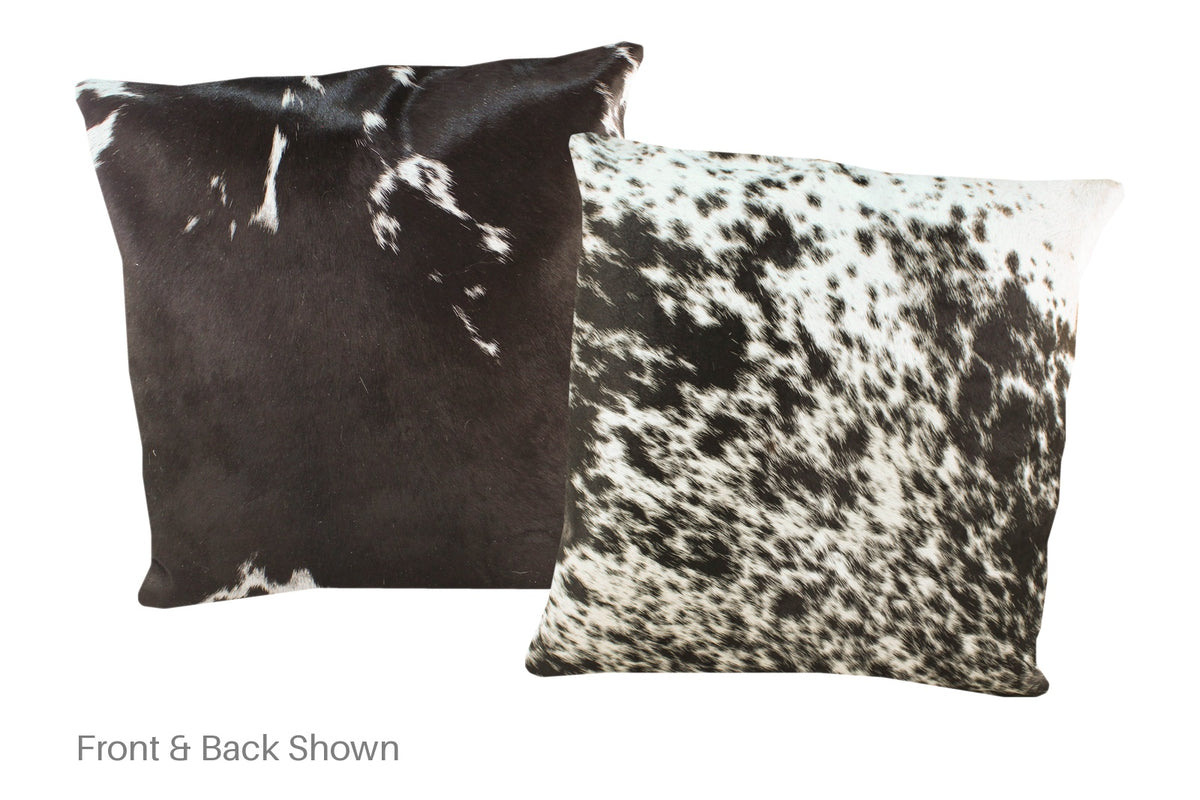 Black and White Cowhide Pillow #A50423