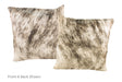 Light Brindle Cowhide Pillow 20x20 #A50432 by Hudson Hides