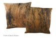 Medium Brindle Cowhide Pillow 20x20 #A50433 by Hudson Hides