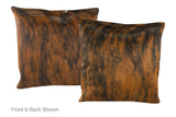 Medium Brindle Cowhide Pillow 20x20 #A50443 by Hudson Hides