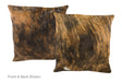 Medium Brindle Cowhide Pillow 20x20 #A50444 by Hudson Hides