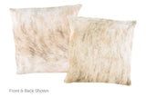 Light Brindle Cowhide Pillow 20x20 #A50445 by Hudson Hides