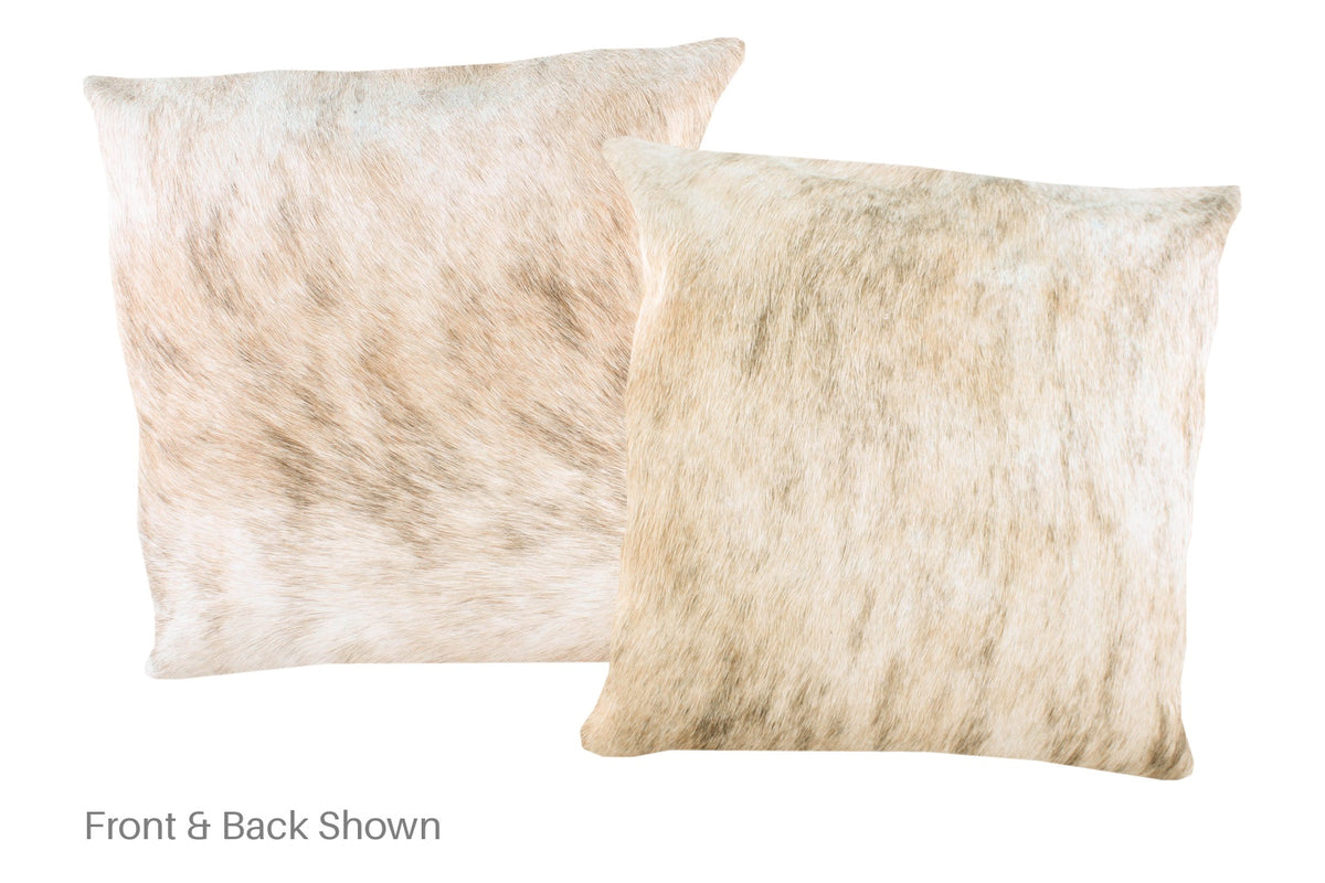 Light Brindle Cowhide Pillow #A50445
