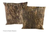 Medium Brindle Cowhide Pillow 20x20 #A50448 by Hudson Hides