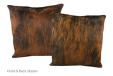 Medium Brindle Cowhide Pillow 20x20 #A50450 by Hudson Hides