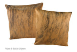 Medium Brindle Cowhide Pillow 20x20 #A50454 by Hudson Hides
