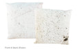 Salt and Pepper Black Cowhide Pillow 20x20 #A50458 by Hudson Hides