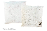 Salt and Pepper Black Cowhide Pillow 20x20 #A50458 by Hudson Hides