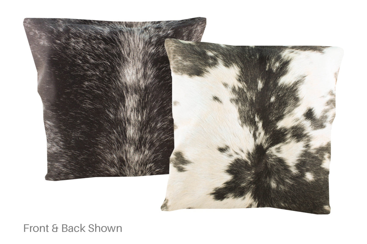 Black and White Cowhide Pillow #A50463