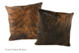 Medium Brindle Cowhide Pillow 20x20 #A50477 by Hudson Hides
