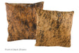Medium Brindle Cowhide Pillow 20x20 #A50481 by Hudson Hides