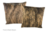 Medium Brindle Cowhide Pillow 20x20 #A50482 by Hudson Hides