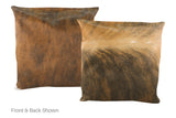 Medium Brindle Cowhide Pillow 20x20 #A50491 by Hudson Hides