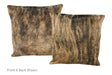 Light Brindle Cowhide Pillow 20x20 #A50504 by Hudson Hides