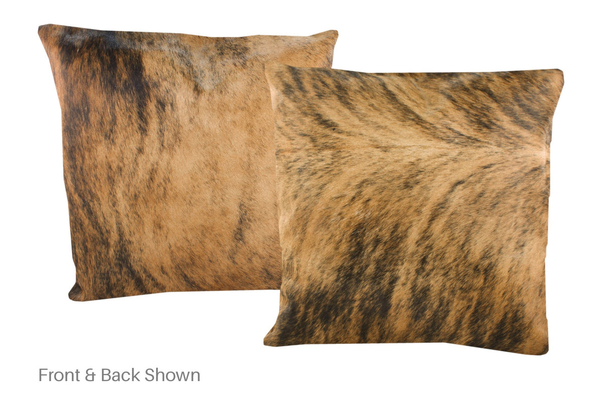 Light Brindle Cowhide Pillow #A50505