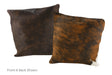 Medium Brindle Cowhide Pillow 20x20 #A50506 by Hudson Hides