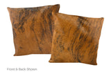 Medium Brindle Cowhide Pillow 20x20 #A50508 by Hudson Hides