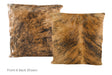 Medium Brindle Cowhide Pillow 20x20 #A50517 by Hudson Hides
