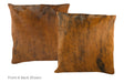 Medium Brindle Cowhide Pillow 20x20 #A50518 by Hudson Hides