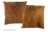 Medium Brindle Cowhide Pillow 20x20 #A50518 by Hudson Hides