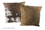 Chocolate Cowhide Pillow 20x20 #A50525 by Hudson Hides