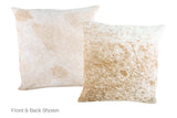 Salt and Pepper Brown Cowhide Pillow 20x20 #A50526 by Hudson Hides