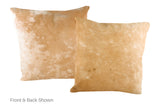 Beige Cowhide Pillow 20x20 #A50528 by Hudson Hides