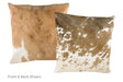 Caramel Cowhide Pillow 20x20 #A50530 by Hudson Hides