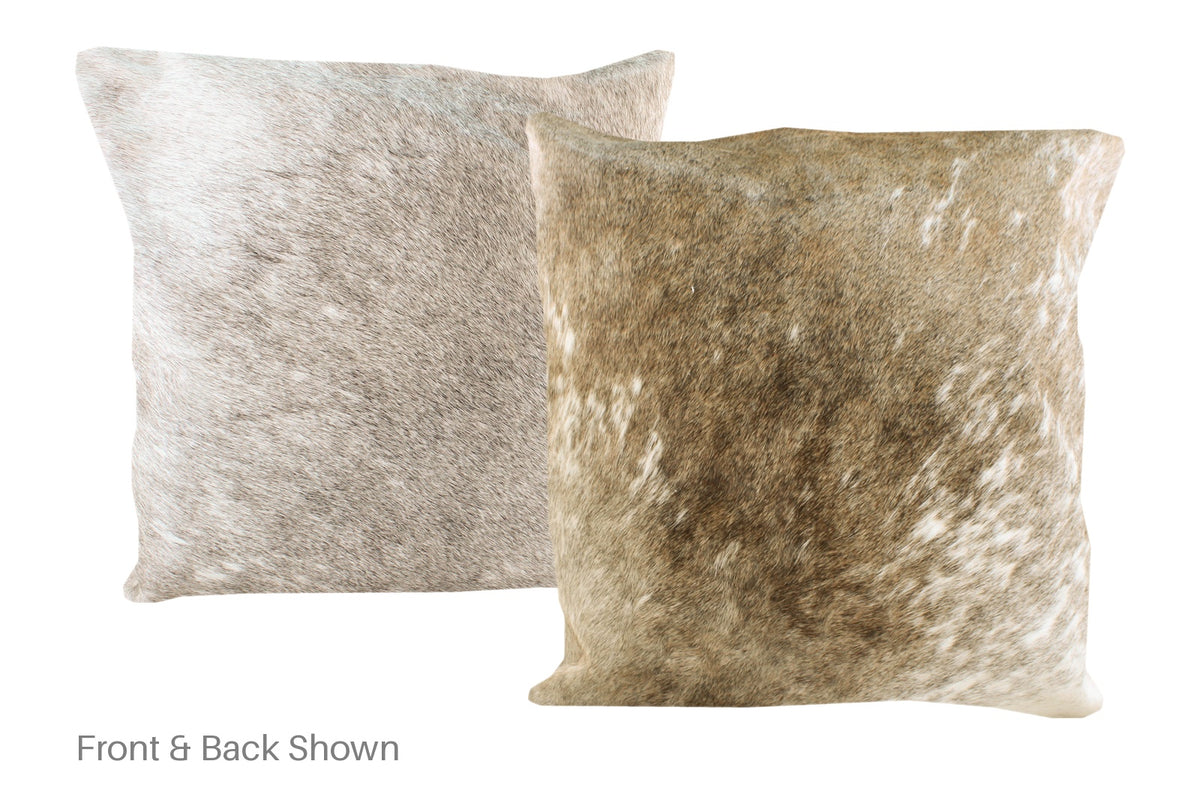 Grey Cowhide Pillow #A50534