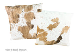 Tricolor Cowhide Pillow 20x20 #A50544 by Hudson Hides