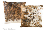 Tricolor Cowhide Pillow 20x20 #A50548 by Hudson Hides