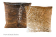 Tricolor Cowhide Pillow 20x20 #A50552 by Hudson Hides