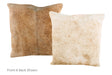 Caramel Cowhide Pillow 20x20 #A50554 by Hudson Hides