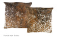 Tricolor Cowhide Pillow 20x20 #A50556 by Hudson Hides