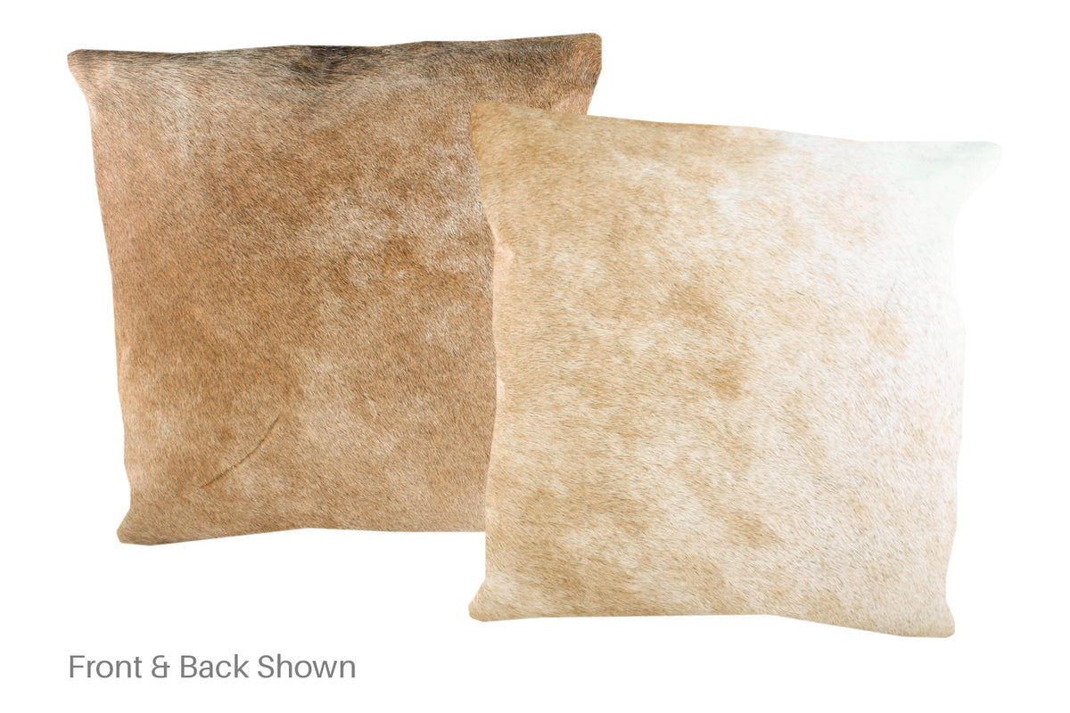 Caramel Cowhide Pillow #A50561