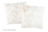Salt and Pepper Brown Cowhide Pillow 20x20 #A50565 by Hudson Hides