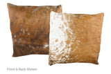 Tricolor Cowhide Pillow 20x20 #A50570 by Hudson Hides