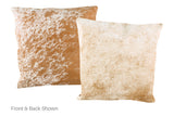 Salt and Pepper Brown Cowhide Pillow 20x20 #A50573 by Hudson Hides
